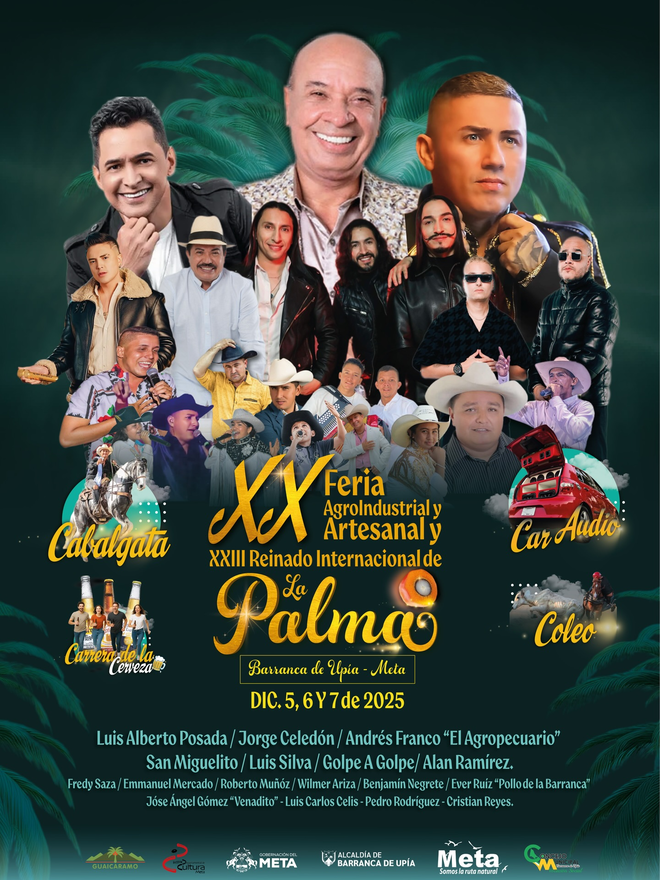 XX FERIA AGROINDUSTRIAL Y ARTESANAL Y XXIII REINADO DE LA PALMA 